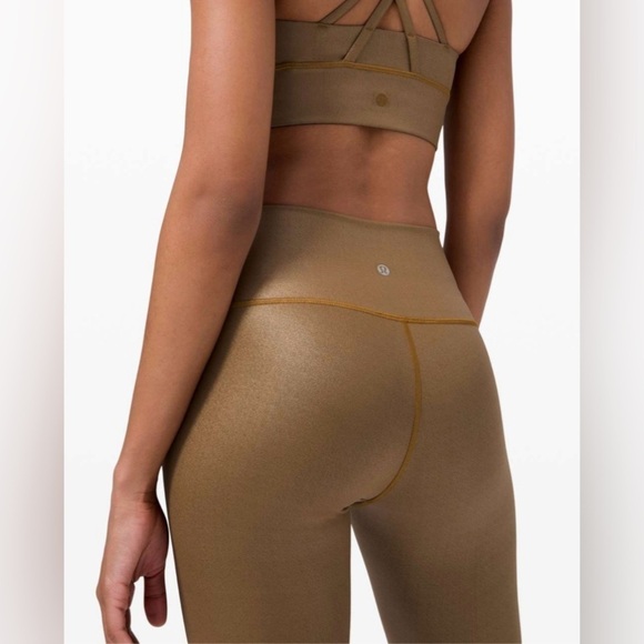 lululemon athletica Pants - Lululemon Wunder Under High-Rise Tight *Foil 28" in Matte Copper Foil